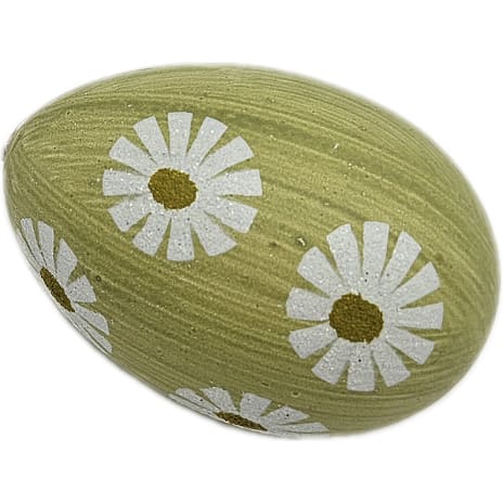 Påskefryd Plast Påskeæg Med Papirdekoration 7 cm Assorteret