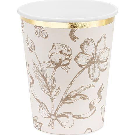 Andre Mærker Papkrus 220 ml 6-pak - Blomster 6 stk.