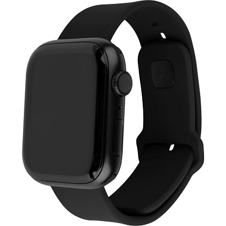 Fixed Silicon Sporty Strap til Apple Watch Sort