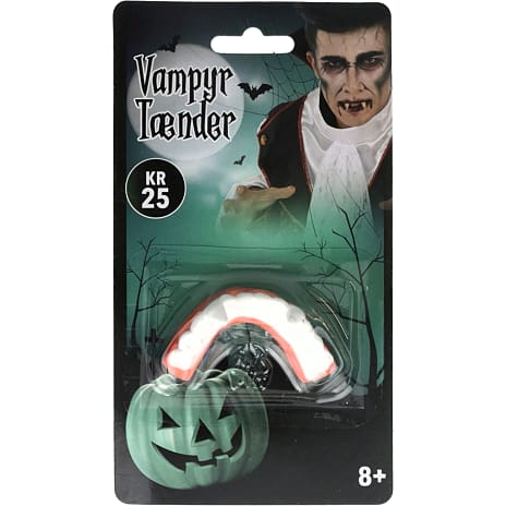 Halloween Vampyrtænder Hvid