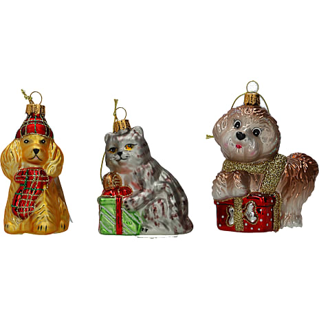 Julefryd hundejulekugle - flere varianter - assorteret 1 stk.