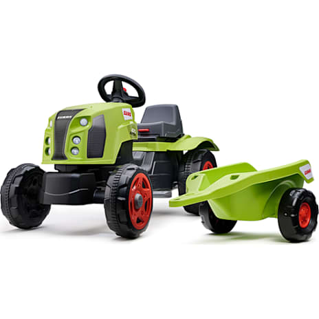 Falk Toys Claas Traktor Med Trailer