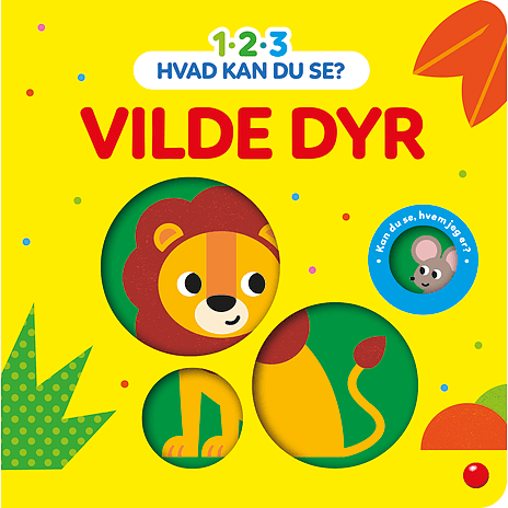 Forlaget Bolden 1-2-3 hvad kan du se? Vilde dyr