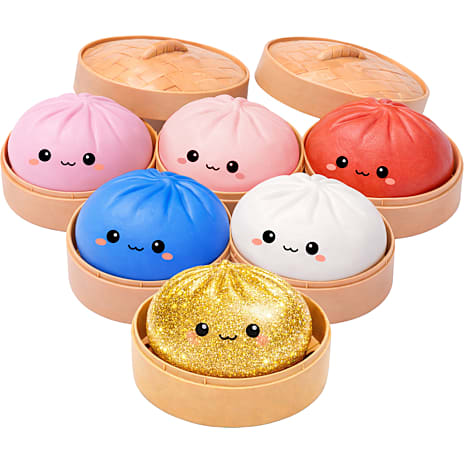 Keycraft Squishy Dumpling Mini Bao 5,5 cm Assorteret