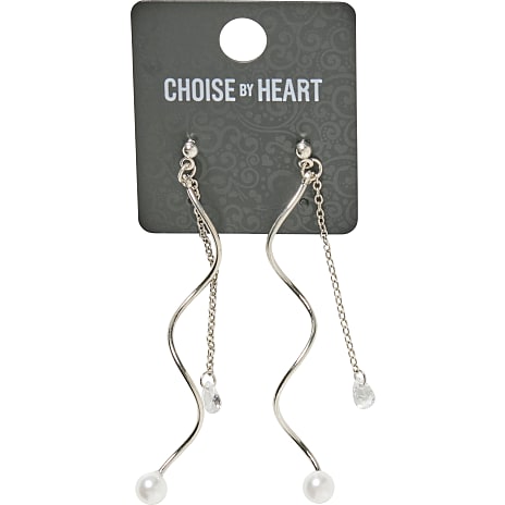 Choise by heart Dame Øreringe - Sølvfarvet