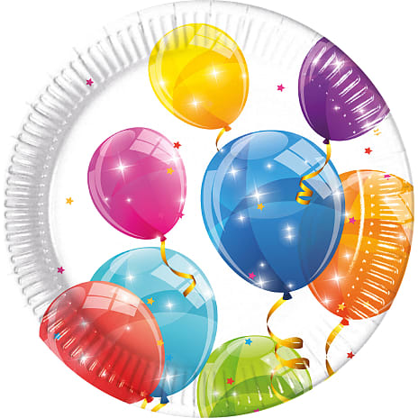 Decorata Party Paptallerkener Balloner