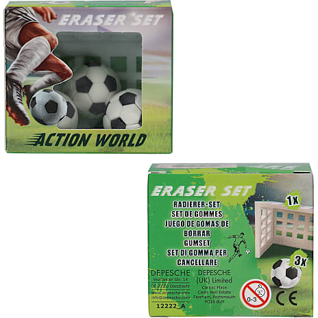 Dino World Action World Viskelædersæt Fodbolde