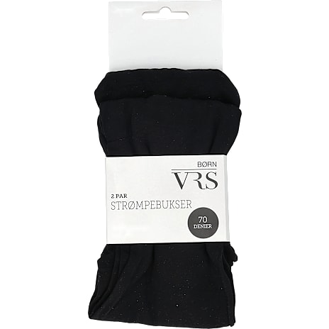 VRS børne nylon strømpebukser str. 6-8 år - sort 1 stk.