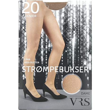 VRS Dame Strømpebukser Str. 2XL Guldfarvet
