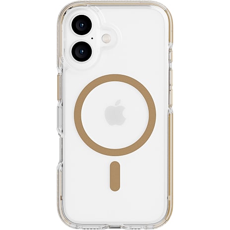 Tech21 iPhone 16 Cover Transparent/Guldfarvet