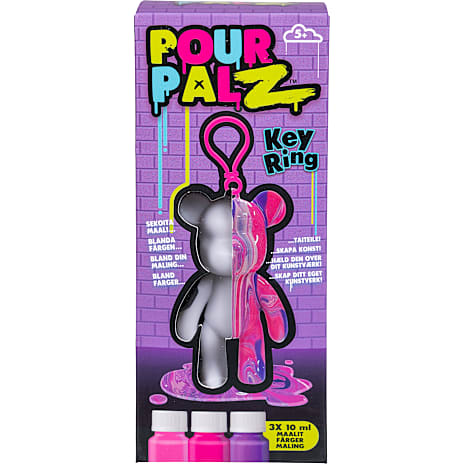 Pour Palz DIY Paint Bear Nøglering