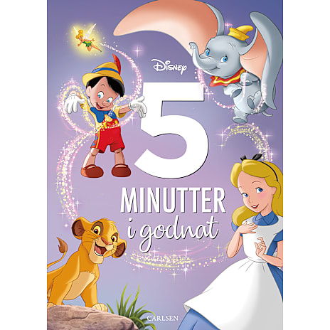 Carlsen Fem minutter i godnat - Disney 1 stk.