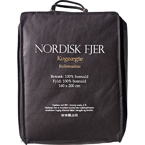 Nordisk Fjer kogeægte rullemadras
