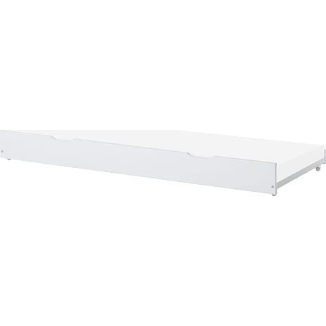 Spiloppe Udtræksseng Med Madras 70x190 Cm Hvid