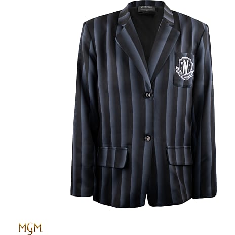 Wednesday Nevermore Academy Blazer Sort Str. L
