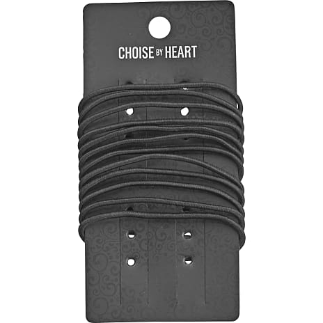 Choise by Heart Dame Hårelastikker Sort