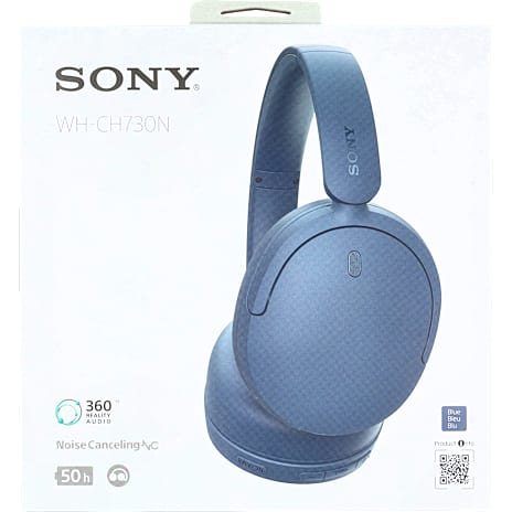 Sony WH-CH730N trådløse on-ear høretelefoner blå