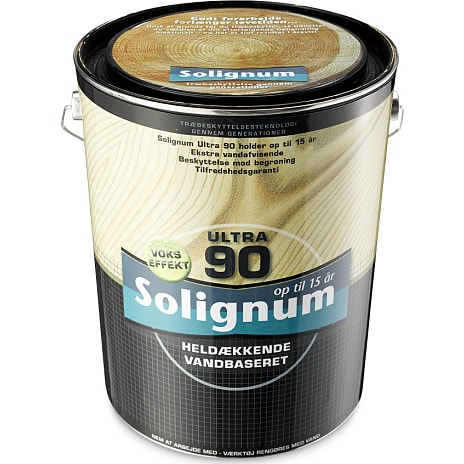 Solignum Utra 90 dækkende træbeskyttelse 5 liter - svenskrød 5000 ml