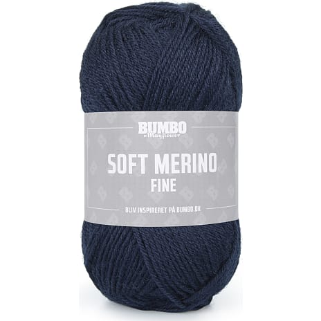 Bumbo By Mayflower Soft Merino Fine Uldgarn Mørkeblå 1111