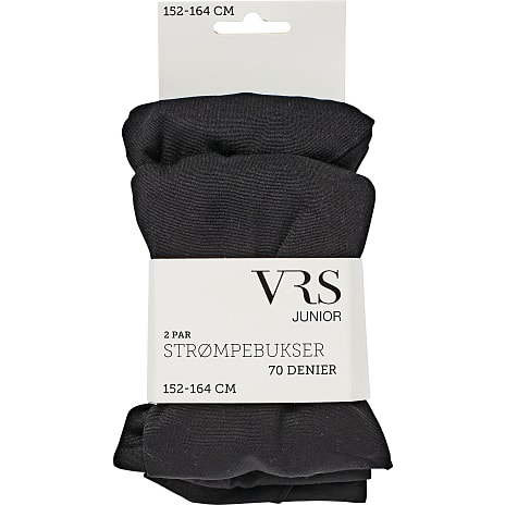 VRS børne nylon strømpebukser str. 9-11 år - sort 1 stk.