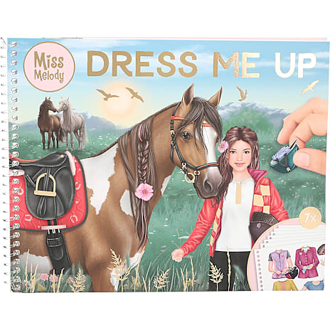 Miss Melody Dress Me Up stickersbog - bred 1 stk.