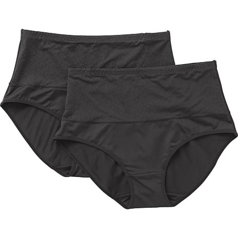 VRS dame 2-pak shape trusser str. M - sort 1 stk.