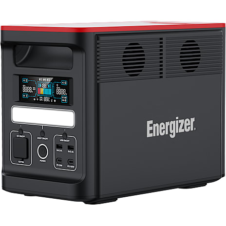 Energizer 1536 Wh Nødstrømsanlæg med 1800 W Output Sort