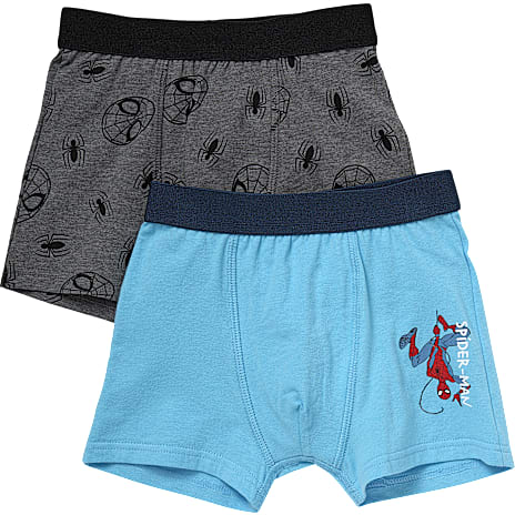 Spider-Man 2-pak Boxershorts Str. 98/104 Grå