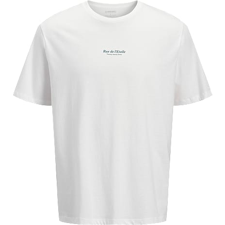 JJ Rebel Herre T-shirt med Print Str. 2XL Hvid
