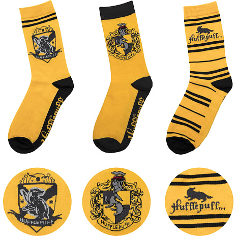Harry Potter Hufflepuff Sokker 3-pak