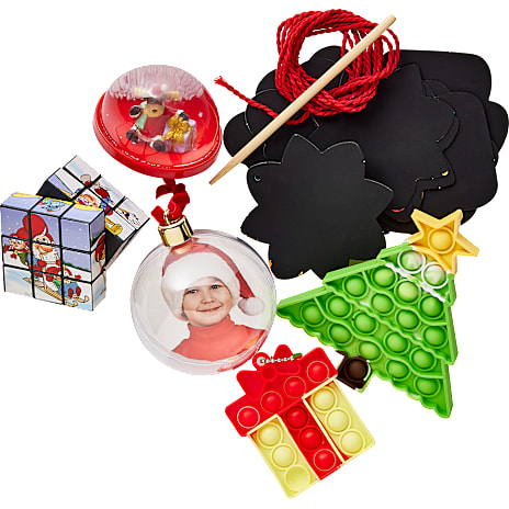 Nøglering Med Julemotiv Højde 7 cm Assorteret
