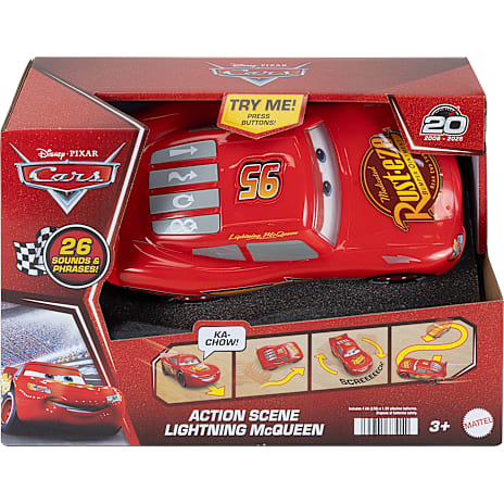 Cars Lynet McQueen Action Scene legetøjsbil