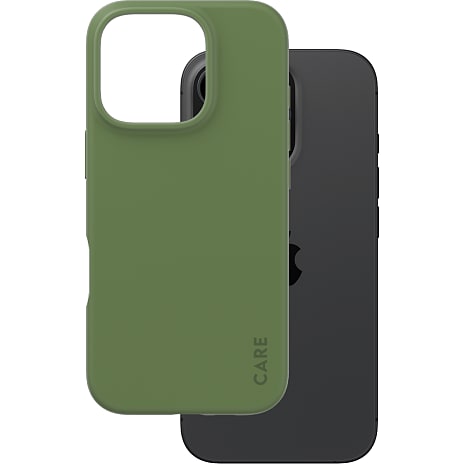 CARE by PanzerGlass iPhone 16 Pro Cover Grøn