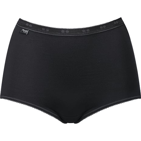 Sloggi dame 3-pak maxi str. 52 - sort 1 stk.
