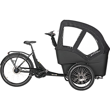 SCO Premium E-John Ladcykel Med Centermotor Sort