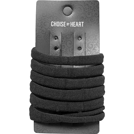 Choise By Heart Dame Hårelastikker Sort