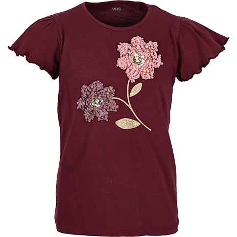 VRS Børne T-shirt Bordeaux str. 98/104