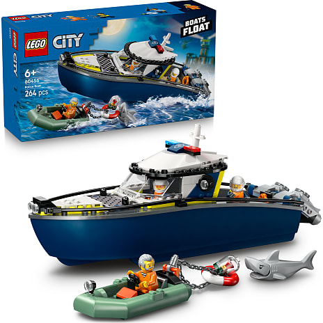 LEGO City Politibåd på forbryderjagt 60456 1 stk.