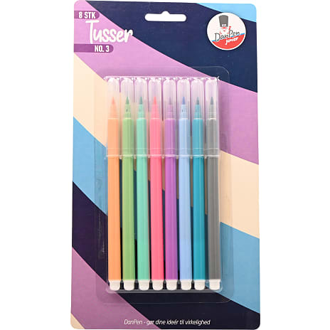 Danpen tuscher 8-pak