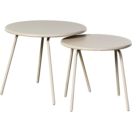 Nimes loungebordsæt - Sandy grey 1 stk.