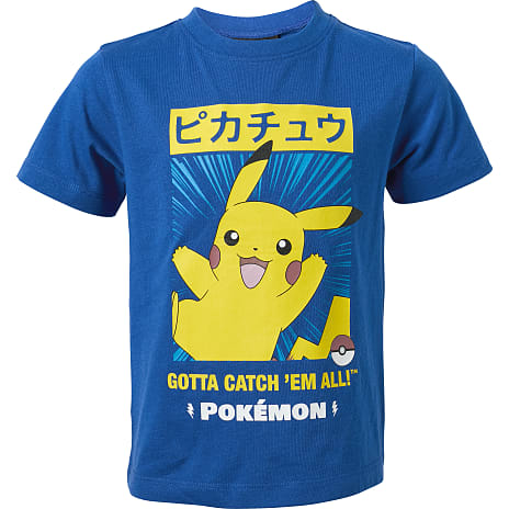 Pokémon T-shirt Str. 134/140 Blå
