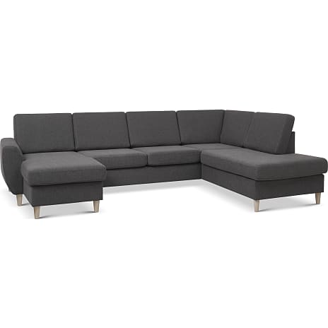 Madrid Nordic Venstrevendt U-Sofa Antracit