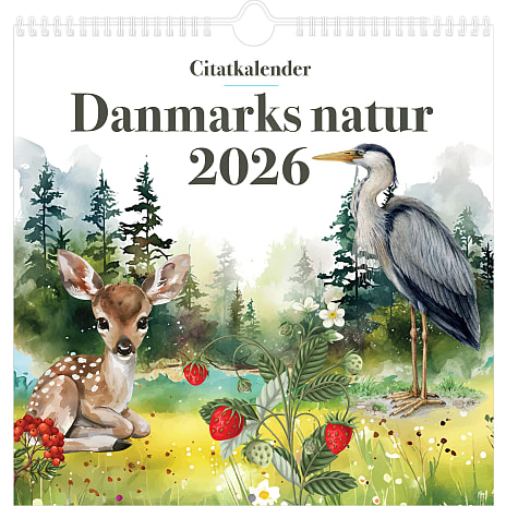 1Conzept Kalender 2026 Danmarks Natur
