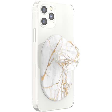 PopSockets Magnetisk MagSafe Greb Rose Gold Lutz Marble