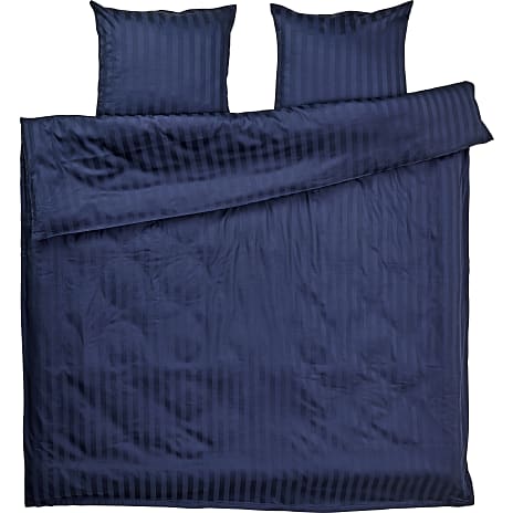 Maison sengetøj 200x220 cm Dobby blå | Køb på Bilka.dk!