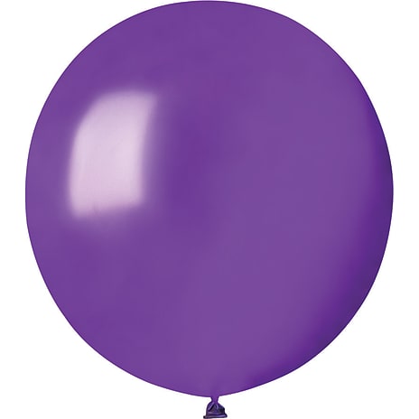 Andre Mærker Latexballoner 48 cm 3-pak - metallic lilla 3 stk.