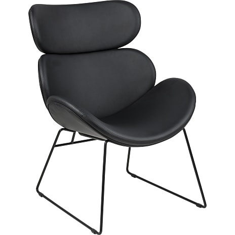 AC Design Furniture Cazar Loungestol Sort