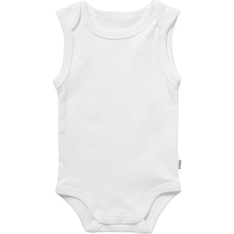 808 baby body str. 56 - hvid 1 stk.