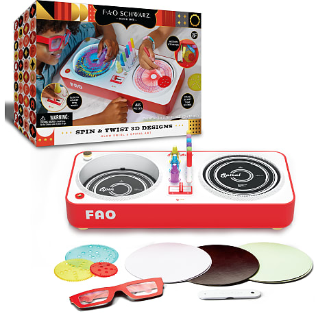 FAO Schwarz Spiralkunst maskine med 3D og lys 1 stk.