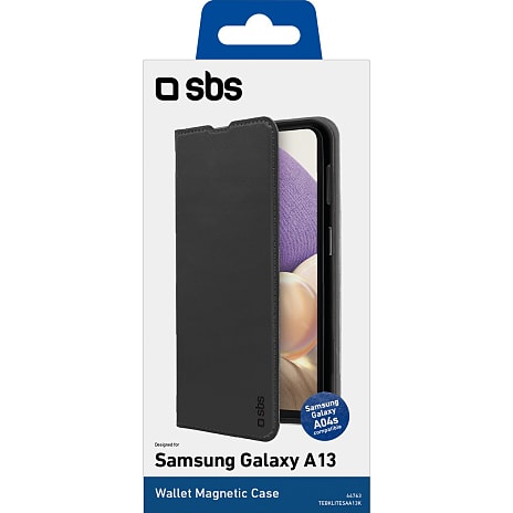 SBS Samsung A13 5G/A04S wallet - sort 1 stk.